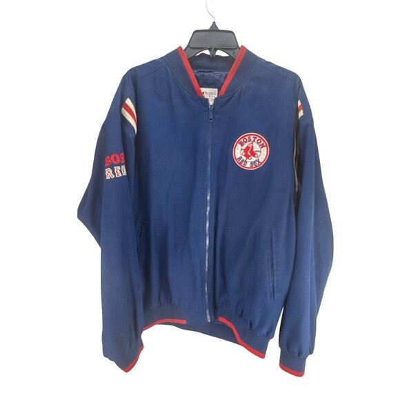 Vintage Boston Red Sox Jacket MLB 90s Starter Bomber Mens Large USA - Picture 2 of 9